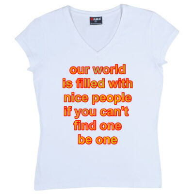 motivational quote - Ramo - Ladies V Neck Thumbnail