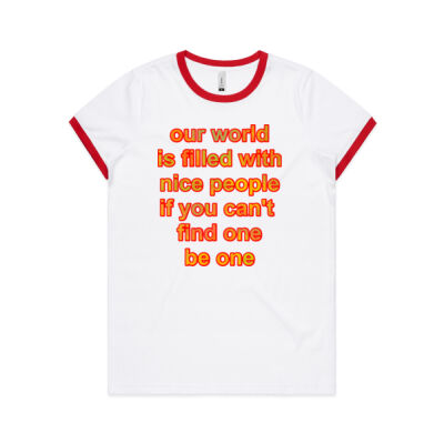 motivational quote - AS Colour Women's Ringer Tee Thumbnail