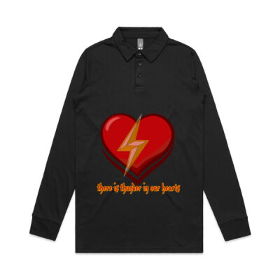 positive vibes - Long Sleeve Chad Polo Thumbnail