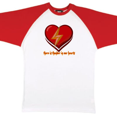 positive vibes - RAMO - Unisex Raglan Sleeve Tee Thumbnail