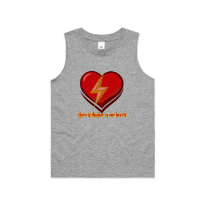 positive vibes - AS Colour - Kids Barnard Tank tee  Thumbnail