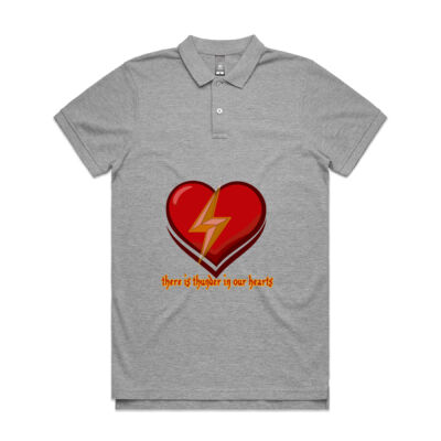 positive vibes - AS Colour - Pique Polo Thumbnail