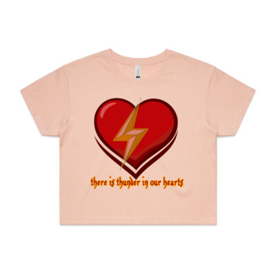 positive vibes - AS Colour - Crop Tee Thumbnail