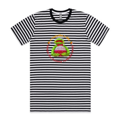 funny quote - AS Colour Staple Tee - Striped Thumbnail