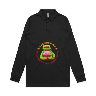 funny quote - Long Sleeve Chad Polo Thumbnail