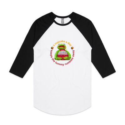 funny quote - AS Colour - Raglan Tee Thumbnail