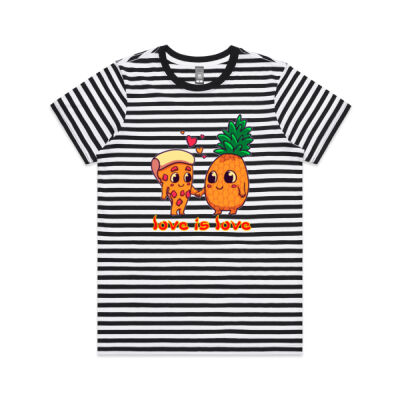 love is love - AS Colour Maple Tee - Striped Thumbnail