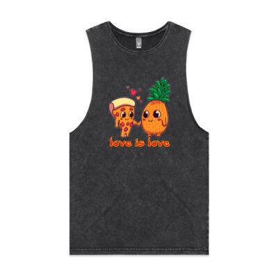 love is love - AS Colour - Stonewash Barnard Tank Thumbnail