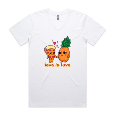 love is love - AS Colour - Tarmac V-Neck Tee Thumbnail