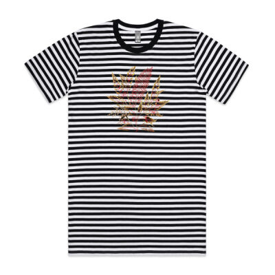 autumn pleasure - AS Colour Staple Tee - Striped Thumbnail