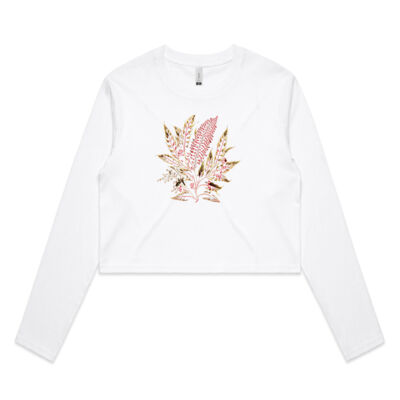 autumn pleasure - AS Colour - Crop Long Sleeve Tee Thumbnail