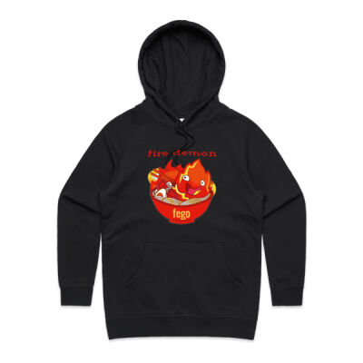fire demon - AS Colour - Women's Supply Hood Thumbnail