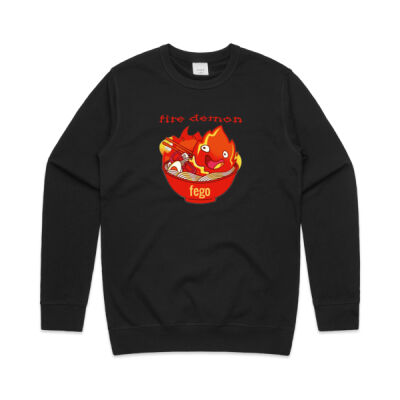 fire demon -  AS Colour - Premium Men's Crew  Thumbnail