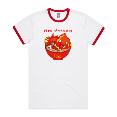 fire demon -  AS Colour Men's Ringer Tee Thumbnail