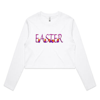 easter egg - AS Colour - Crop Long Sleeve Tee Thumbnail