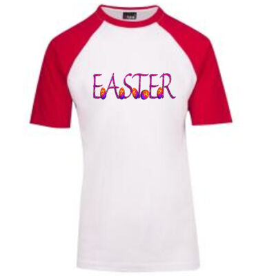 easter egg - RAMO - Unisex Raglan Sleeve Tee Thumbnail