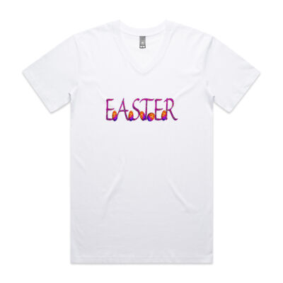 easter egg - AS Colour - Tarmac V-Neck Tee Thumbnail
