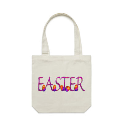 easter egg - AS Colour - Canvas Carrie Bag Thumbnail