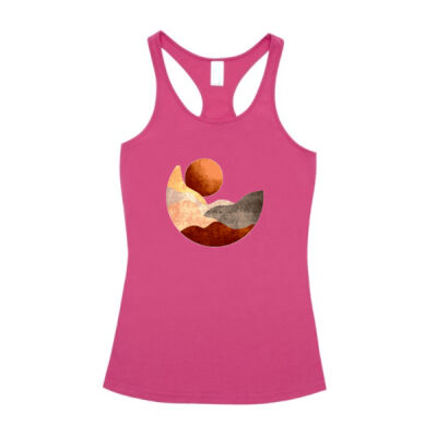 boho art - Ramo - T-back Singlet Thumbnail