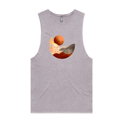 boho art - AS Colour - Stonewash Barnard Tank Thumbnail