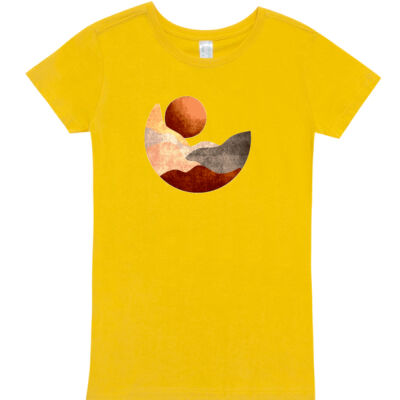 boho art - Ramo - Ladies Modern Fit Tee Thumbnail