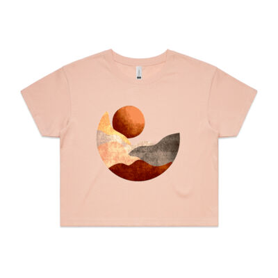 boho art - AS Colour - Crop Tee Thumbnail