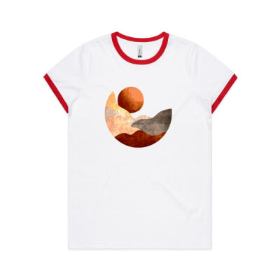 boho art - AS Colour Women's Ringer Tee Thumbnail