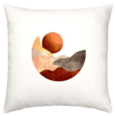 boho art - Linen Cushion Cover 50x50cm Thumbnail