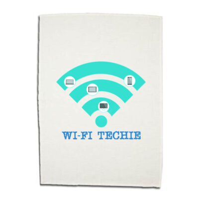 wifi signal - Linen Tea Towels Thumbnail