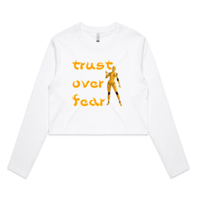 artificial intelligence - AS Colour - Crop Long Sleeve Tee Thumbnail