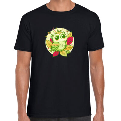 cute owl - Gildan Softstyle Adult T-Shirt Thumbnail