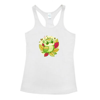 cute owl - Ramo - T-back Singlet Thumbnail