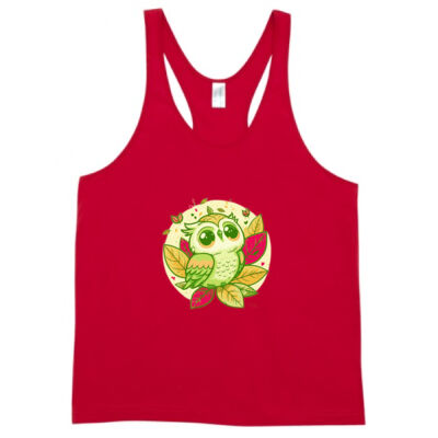 cute owl - Ramo - T-back Singlet Thumbnail
