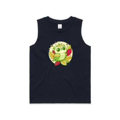 cute owl - AS Colour - Youth Barnard Tank tee  Thumbnail