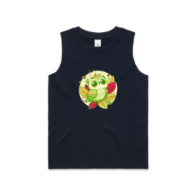 cute owl - AS Colour - Kids Barnard Tank tee  Thumbnail