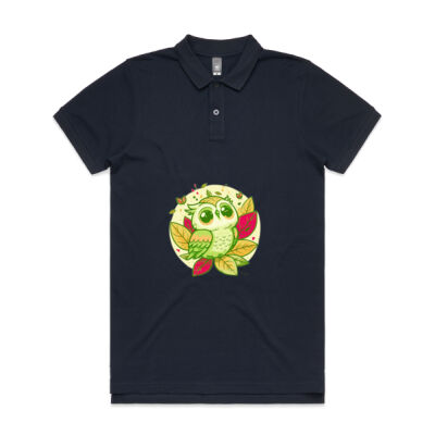 cute owl - AS Colour - Pique Polo Thumbnail