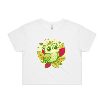 cute owl - AS Colour - Crop Tee Thumbnail