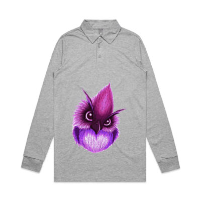 cute bird - Long Sleeve Chad Polo Thumbnail