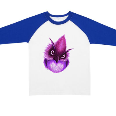 cute bird - RAMO - Kids Raglan Thumbnail