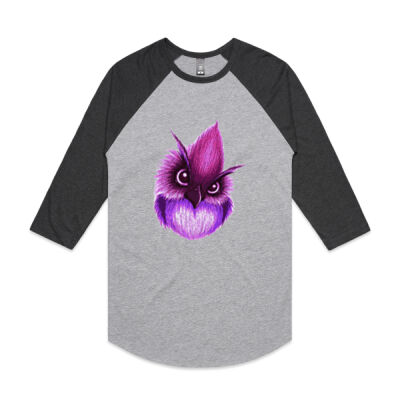 cute bird - AS Colour - Raglan Tee Thumbnail