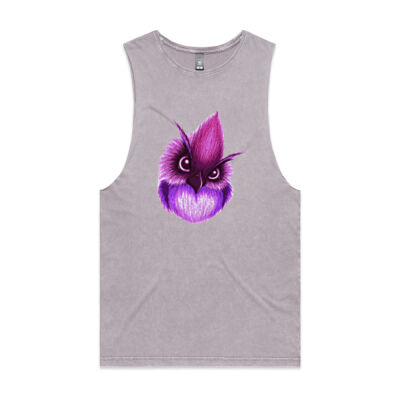 cute bird - AS Colour - Stonewash Barnard Tank Thumbnail