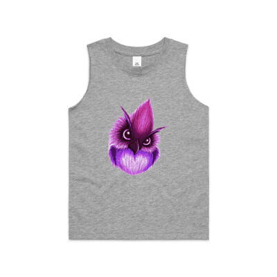 cute bird - AS Colour - Kids Barnard Tank tee  Thumbnail