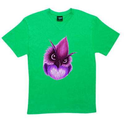cute bird - RAMO- Mens V-Neck Tee Thumbnail