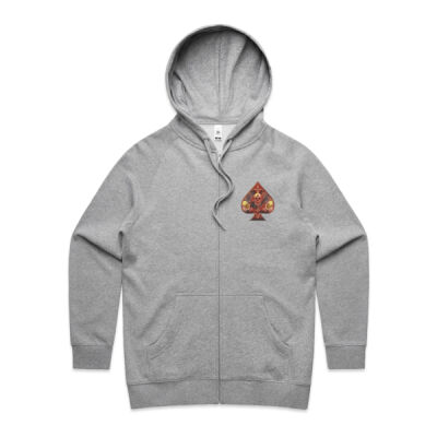 ace of spade - AS Colour - Women's Official Zip Hood Thumbnail