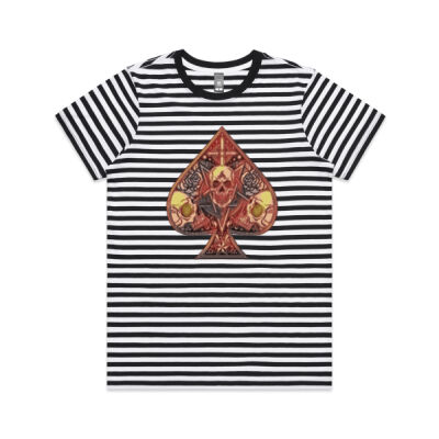 ace of spade - AS Colour Maple Tee - Striped Thumbnail