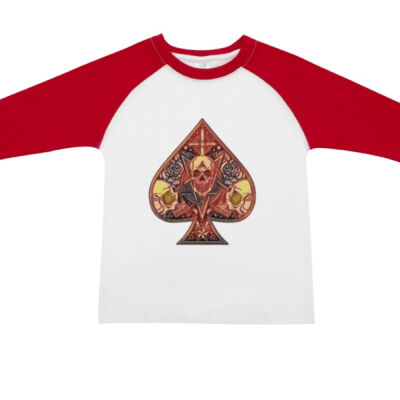 ace of spade - RAMO - Kids Raglan Thumbnail