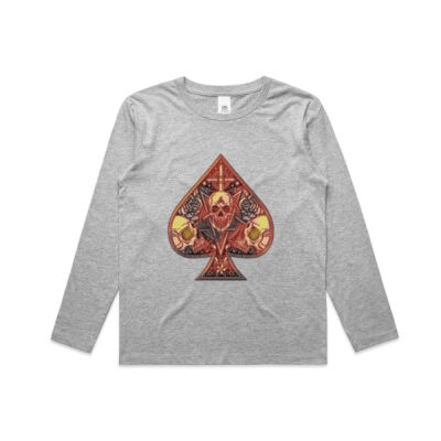 ace of spade - AS Colour - Kids Longsleeve Tee Thumbnail