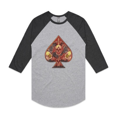 ace of spade - AS Colour - Raglan Tee Thumbnail