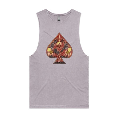 ace of spade - AS Colour - Stonewash Barnard Tank Thumbnail