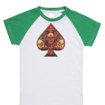ace of spade -  RAMO- Organic Baby Raglan  Thumbnail